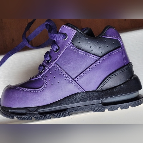 Nike Air Max ACG Goadome Kids Boots Shoes Size 7C Purple Black - Picture 6 of 14
